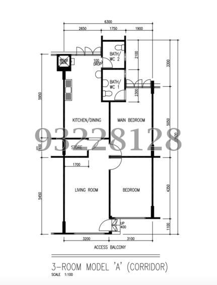 Blk 437 Tampines Street 43 (Tampines), HDB 3 Rooms #109684602